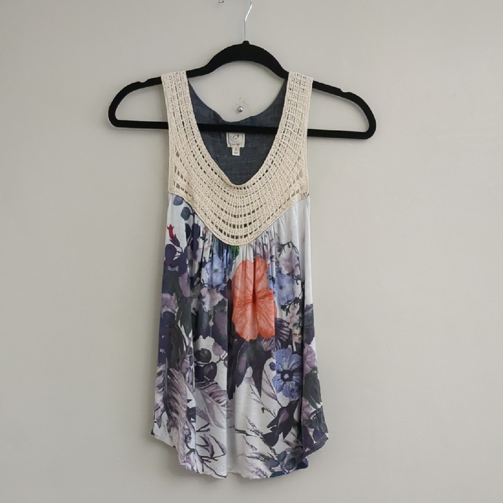 One September Anthropologie Crocheted Top
